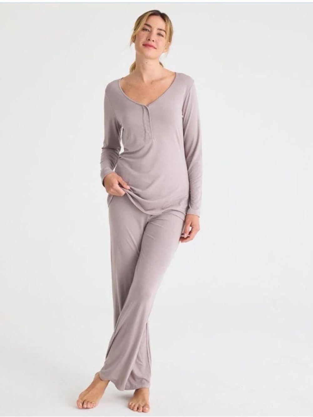 Magnetic me women’s modal magnetic signature long sleeve pajama